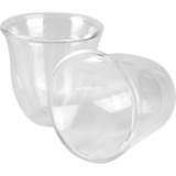 DeLonghi DLSC310 Trasparente 2 pz 90 ml, Vetro trasparente, Trasparente, Vetro, Rotondo, 2 pz, Chiara, 90 ml