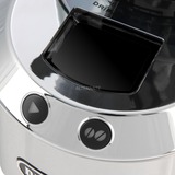 DeLonghi Dedica Argento, Coffee Mill argento/Nero, Macinacaffè elettrico, 350 g, Macinino conico, Acciaio inox, LCD, Argento
