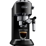 DeLonghi Dedica Style Dedica EC685.BK Macchina da Caffè Manuale Espresso e Cappuccino, Compatibile con Polvere o Cialde E.S.E., Spegnimento Automatico, Serbatoio Estraibile 1.1L, 1450W, 15bar, Nero, Macchina per espresso Nero/argento lucido, Compatibile con Polvere o Cialde E.S.E., Spegnimento Automatico, Serbatoio Estraibile 1.1L, 1450W, 15bar, Nero, Macchina per espresso, 1,1 L, Cialde caffè, Caffè macinato, 1300 W, Nero, Argento
