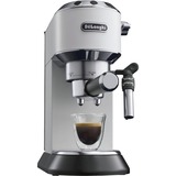 DeLonghi Dedica Style Dedica EC685.W Macchina da Caffè Manuale Espresso e Cappuccino, Compatibile con Polvere o Cialde E.S.E., Spegnimento Automatico, Serbatoio Estraibile 1.1L, 1450W, 15bar, Bianco, Macchina per espresso bianco/argento lucido, Compatibile con Polvere o Cialde E.S.E., Spegnimento Automatico, Serbatoio Estraibile 1.1L, 1450W, 15bar, Bianco, Macchina per espresso, 1,1 L, Cialde caffè, Caffè macinato, 1300 W, Nero, Argento, Bianco