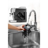 DeLonghi ECAM 22.110.SB macchina per caffè espresso 1,8 L Automatica, Macchina automatica argento/Nero, Macchina per espresso, 1,8 L, Chicchi di caffè, Caffè macinato, Macinatore integrato, 1450 W, Nero, Argento