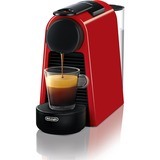 DeLonghi Essenza Mini EN 85.R macchina per caffè Automatica Macchina per caffè a cialde 0,6 L, Macchina a capsula rosso, Macchina per caffè a cialde, 0,6 L, Capsule caffè, 1150 W, Nero, Rosso