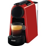 DeLonghi Essenza Mini EN 85.R macchina per caffè Automatica Macchina per caffè a cialde 0,6 L, Macchina a capsula rosso, Macchina per caffè a cialde, 0,6 L, Capsule caffè, 1150 W, Nero, Rosso