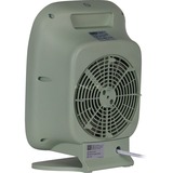 DeLonghi HFS50B20.GR Interno Verde, Bianco 2000 W Riscaldatore ambiente elettrico con ventilatore, Termoventilatore verde, Riscaldatore ambiente elettrico con ventilatore, IP21, Interno, Scrivania, Pavimento, Tavolo, Verde, Bianco, Manopola