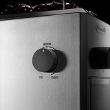 DeLonghi KG89 110 W Acciaio inox, Coffee Mill argento, 120 g, Acciaio inox, Plastica, Acciaio inox, 12 pz, 110 W, 220 - 240 V