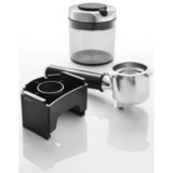 DeLonghi KG 520.M macina caffé 150 W Nero, Acciaio inox, Coffee Mill argento/Nero, Macinino a lame, 350 g, Nero, Acciaio inox, Alluminio, Acciaio inox, 14 pz, 150 W