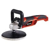 EINHELL CC-PO 1100/1E lucidatrice per auto 1100 W 3500 Giri/min, Macchina di lucidatura rosso/Nero, Lucidatrice rotativa per auto, 3500 Giri/min, 1100 W, Nero, Grigio, Rosso, 2,5 kg, AC