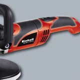 EINHELL CC-PO 1100/1E lucidatrice per auto 1100 W 3500 Giri/min, Macchina di lucidatura rosso/Nero, Lucidatrice rotativa per auto, 3500 Giri/min, 1100 W, Nero, Grigio, Rosso, 2,5 kg, AC