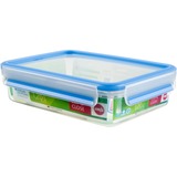 Emsa 508542 recipiente per cibo Rettangolare Scatola Trasparente 8 pz, Casella trasparente/Blu, Scatola, Rettangolare, Trasparente, Germania, 167 mm, 228 mm