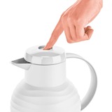 Emsa Samba Wave thermos e recipiente isotermico 1 L Bianco, Caraffa termica bianco, 1 L, Bianco, Polipropilene (PP), 178 mm, 145 mm, 215 mm