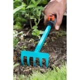 GARDENA 8925-20 non classificato, Rastrello a mano turchese/Nero, Rastrello a mano, Acciaio, Duroplast, Negro/Arancione, 1 pezzo(i), 85 mm