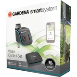 GARDENA Smart Water Control Set sensore intelligente per ambiente domestico, Controllo irrigazione grigio/Turchese, 3 - 200 lx, Batteria, Alcalino, AA, 1,5 V, 0 - 100%
