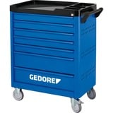 GEDORE 2977311 carrello portattrezzo, Carrelli per attrezzi blu/Nero, 180 mm, 80 mm, 77 kg