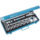 Hazet Set di chiavi a bussola 1002, 3/4", 18 pezzi, Set di strumenti blu