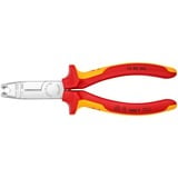 KNIPEX 13 46 165 pinza spellacavi Rosso, Giallo, Pinza stripper rosso/Giallo, Isolante di protezione, 190 g, Rosso, Giallo