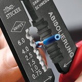 KNIPEX 97 22 240 pinza, Pinza crimpatrice Metallo, Plastica, Blu/Rosso, 24 cm, 300 g