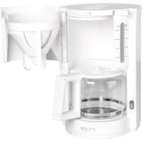 Krups F30901 Macchina da caffè con filtro, Macchina fa filtro bianco, Macchina da caffè con filtro, 1050 W, Bianco