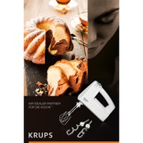 Krups F60814 Sbattitore manuale 500 W Bianco, Mixer manuale bianco, Sbattitore manuale, Bianco, 500 W, 224 mm, 110 mm, 213 mm