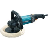 Makita 9237CB levigatrice portatile 3200 Giri/min Nero, Blu, Metallico 1200 W, Macchina di lucidatura blu/Nero, Nero, Blu, Metallico, 3200 Giri/min, AC, 1200 W, 230 V, 198 mm