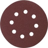 Makita Carta abrasiva con velcro, Ø 125mm, K80, Foglio abrasivo 