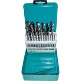Makita D-46202 punta per trapano Set di punte per trapano 18 pezzo(i), Drill bit set blu, Trapano, Set di punte per trapano, Metallo, Legno, 18 pezzo(i), 3, 4, 5, 6, 8, 10