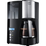 Melitta Optima Timer Macchina da caffè con filtro 1 L, Macchina fa filtro Nero/in acciaio inox, Macchina da caffè con filtro, 1 L, Caffè macinato, 850 W, Nero