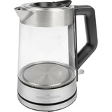 ProfiCook Bollitore d'acqua in vetro PC-WKS 1190 G Inox/Nero