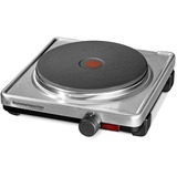 Rommelsbacher AK 2099/E piano cottura Acciaio inossidabile Superficie piana Piastra sigillata 1 Fornello(i), Piastra riscaldante accaio/Nero, Acciaio inossidabile, Superficie piana, Piastra sigillata, Acciaio inossidabile, 1 Fornello(i), 1 Fornello(i)