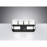 Rommelsbacher JG 40 yogurtiera 1,2 L 40 W, Joghurtmaker accaio/Nero, 40 W, 1,2 L, Nero, Acciaio inossidabile