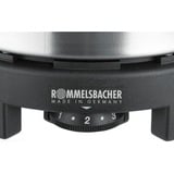 Rommelsbacher RK 501 piano cottura Nero Superficie piana, Piastra riscaldante accaio/Nero, Nero, Superficie piana, 500 W, 230 V, 150 mm, 150 mm