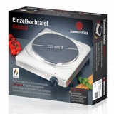 Rommelsbacher THS 2022/E Nero, Bianco Superficie piana Piastra sigillata 1 Fornello(i), Piastra riscaldante accaio, Nero, Bianco, Superficie piana, Piastra sigillata, 1 Fornello(i), 1 Fornello(i), 22 cm