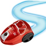 Rowenta Compact Power PARQUET RO3950, Aspirapolvere rosso, 900 W, A cilindro, Secco, Sacchetto per la polvere, 3 L, Filtro igienico