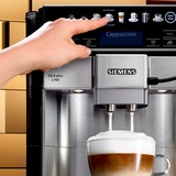 Siemens EQ.6 plus s700 Automatica Macchina per espresso 1,7 L, Macchina automatica accaio/Nero, Macchina per espresso, 1,7 L, Chicchi di caffè, Macinatore integrato, 1500 W, Nero, Acciaio inox