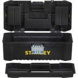 Stanley Cassetta portautensili "Essential" Nero/Giallo, Cassetta degli attrezzi, Metallo, Plastica, Nero, Giallo, 32 mm, 188 mm, 132 mm