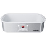 Steba JM 3 1,4 L Yogurt 25 W, Joghurtmaker accaio/Bianco, 25 W, 1,4 L, Acciaio inossidabile, Bianco