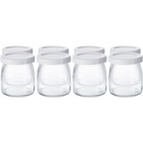 Steba JM 3 1,4 L Yogurt 25 W, Joghurtmaker accaio/Bianco, 25 W, 1,4 L, Acciaio inossidabile, Bianco