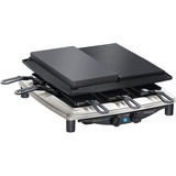 Steba RC 4 Plus Deluxe Chrome Nero, Raclette accaio/Nero, 370 mm, 390 mm, 140 mm, 8 kg