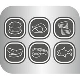 Tefal GC712D34 (GC712D34) Griglia di contatto, Come contattare con grill argento/Nero, Grigio, 2000 W, 399 mm, 229 mm, 369 mm, 6,5 g