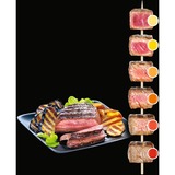 Tefal GC712D34 (GC712D34) Griglia di contatto, Come contattare con grill argento/Nero, Grigio, 2000 W, 399 mm, 229 mm, 369 mm, 6,5 g