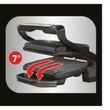 Tefal GC7148 Griglia di contatto, Come contattare con grill Nero, Nero, Acciaio inox, Rettangolare, Griglia, 300 x 200 mm, Alluminio