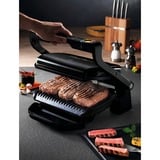 Tefal GC7148 Griglia di contatto, Come contattare con grill Nero, Nero, Acciaio inox, Rettangolare, Griglia, 300 x 200 mm, Alluminio