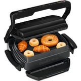 Tefal GC7148 Griglia di contatto, Come contattare con grill Nero, Nero, Acciaio inox, Rettangolare, Griglia, 300 x 200 mm, Alluminio
