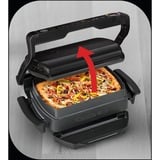 Tefal GC7148 Griglia di contatto, Come contattare con grill Nero, Nero, Acciaio inox, Rettangolare, Griglia, 300 x 200 mm, Alluminio