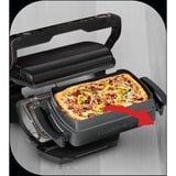 Tefal GC7148 Griglia di contatto, Come contattare con grill Nero, Nero, Acciaio inox, Rettangolare, Griglia, 300 x 200 mm, Alluminio