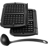 Tefal GC716D Griglia di contatto, Come contattare con grill argento/Nero, Nero, Metallico, Acciaio inox, Da tavolo, Pulsanti, Piastra, 300 x 200 mm