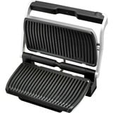 Tefal GC724D Griglia di contatto, Come contattare con grill acciaio inox satinato/Nero, Nero, Metallico, Da tavolo, Pulsanti, Piastra, 400 x 200 mm, Coperchio incernieriato