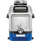 Tefal Oleoclean Pro Inox & Design FR8040 Singolo 3,5 L 2300 W Nero, Acciaio inox, Friggitrice accaio/Nero, 3,5 L, 1,2 kg, Singolo, Nero, Acciaio inox, 2300 W, 348 mm