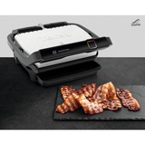Tefal OptiGrill Elite GC750D30 Griglia di contatto, Come contattare con grill argento/Nero, Nero, Acciaio inox, Plastica, Rettangolare, Touch, 600 cm², 300 x 200 mm
