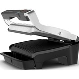 Tefal OptiGrill Elite GC750D30 Griglia di contatto, Come contattare con grill argento/Nero, Nero, Acciaio inox, Plastica, Rettangolare, Touch, 600 cm², 300 x 200 mm