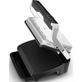 Tefal OptiGrill Elite GC750D30 Griglia di contatto, Come contattare con grill argento/Nero, Nero, Acciaio inox, Plastica, Rettangolare, Touch, 600 cm², 300 x 200 mm